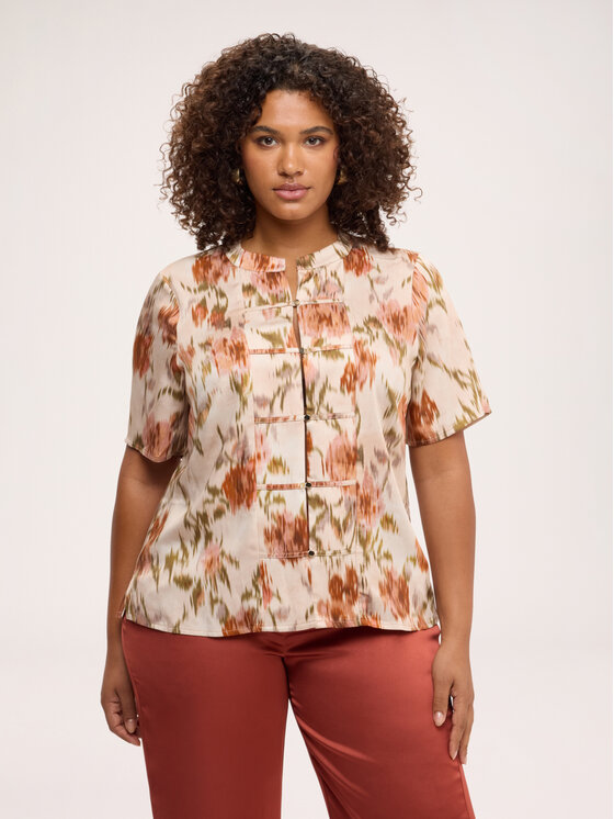 Fiorella Rubino Fiorella Rubino Koszula 5074T001630N0S1 Kremowy Regular Fit
