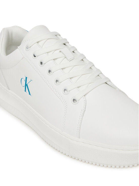 Calvin Klein Jeans Calvin Klein Jeans Сникърси Chunky Cupsole Ru Patch Lth YM0YM01296 Бял