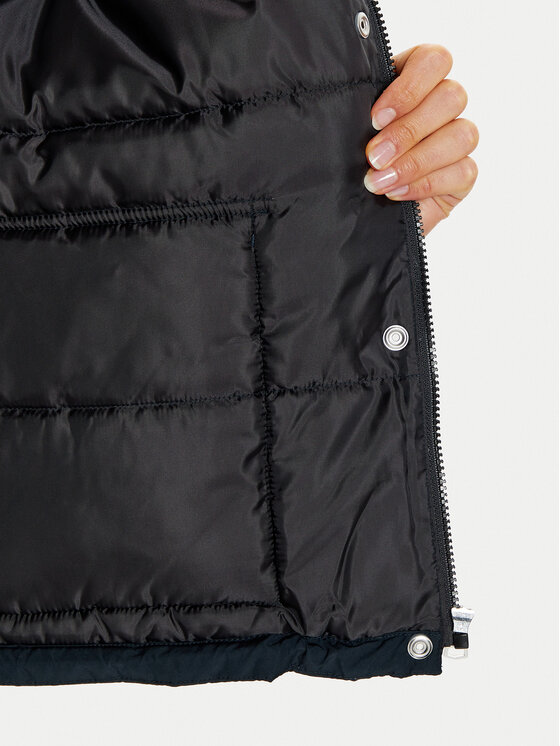 Lee Lee Pehelykabát 112355162 Fekete Relaxed Fit