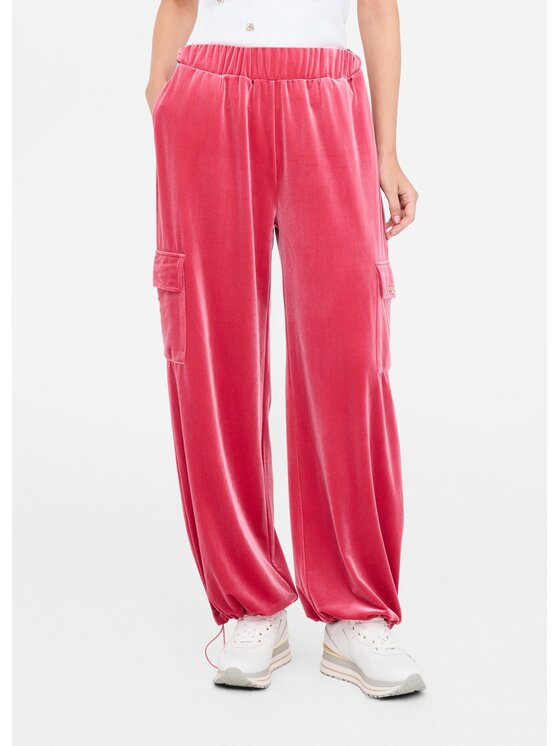 Liu Jo Liu Jo Pantaloni di tessuto TF5111J495571831 Rosso Regular Fit