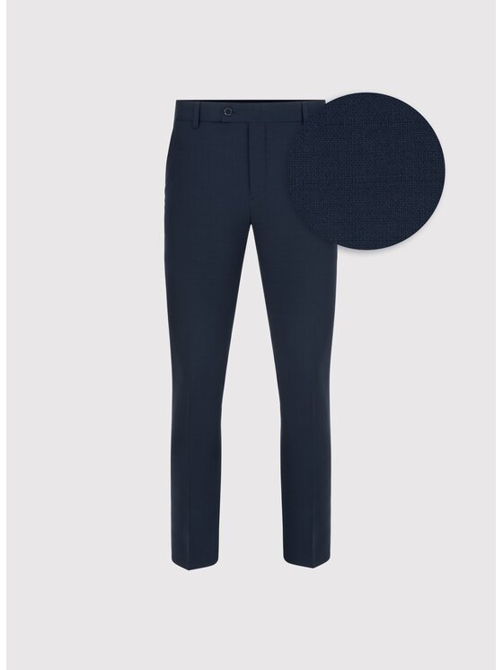 Pako Lorente Pako Lorente Spodnie garniturowe P25SF-6G-012 Granatowy Slim Fit