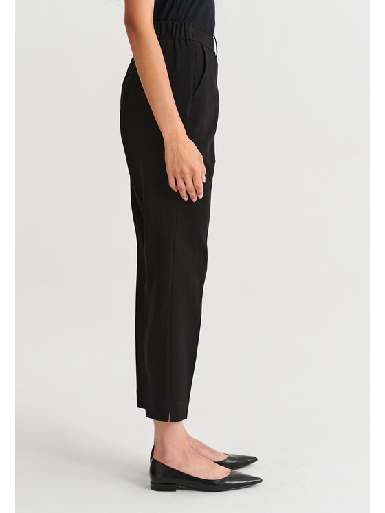 TATUUM TATUUM Kalhoty z materiálu KOLIA Černá Skinny Fit