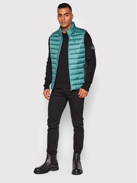 Gilet Side Logo K10K108292 Blu Regular Fit