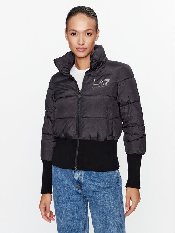 EA7 Emporio Armani Geacă din puf 6RTB03 TNF8Z 2238 Negru Regular Fit