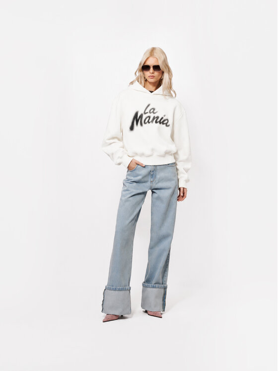 La Mania La Mania Felpa SIMO Crema Basic Fit