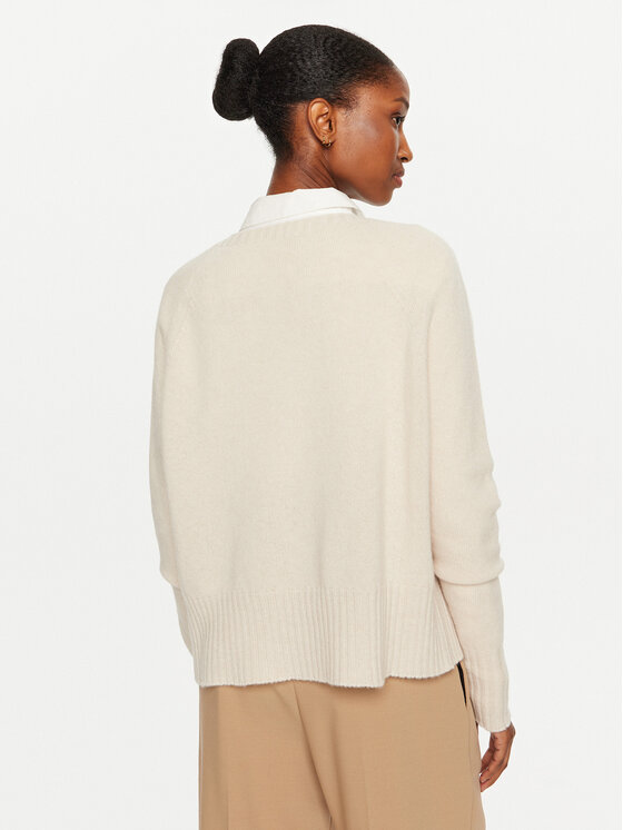 Marella Marella Maglione Cine 2423366325 Écru Regular Fit