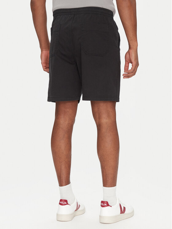 Gap Gap Medžiaginiai šortai 723683-02 Juoda Regular Fit