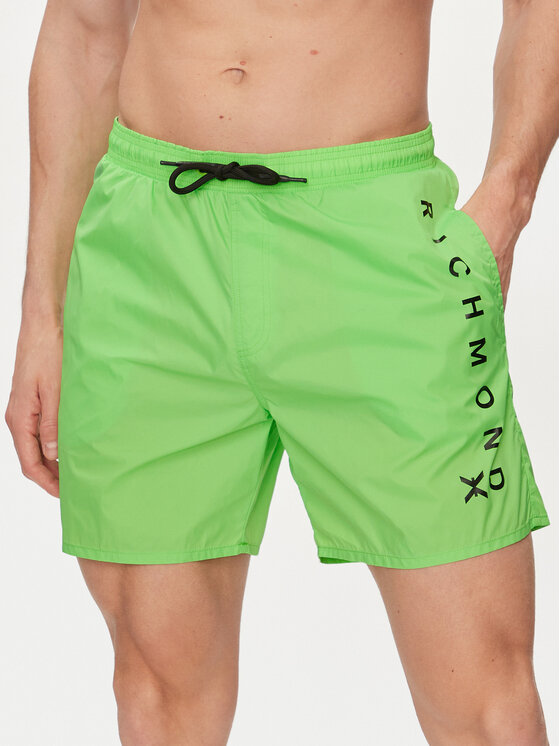 Richmond X Richmond X Pantaloncini da bagno Frecia UMP24184CO Verde Regular Fit
