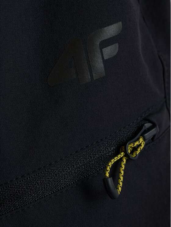 4F 4F Spodnie outdoor INBETWEEN TRAIL Czarny Regular Fit