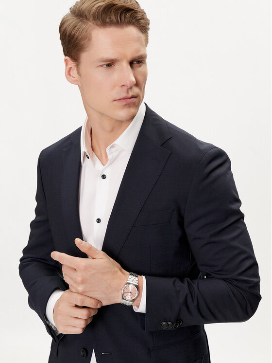 Casio Casio Zegarek MTP-B145D-4AVEF Srebrny