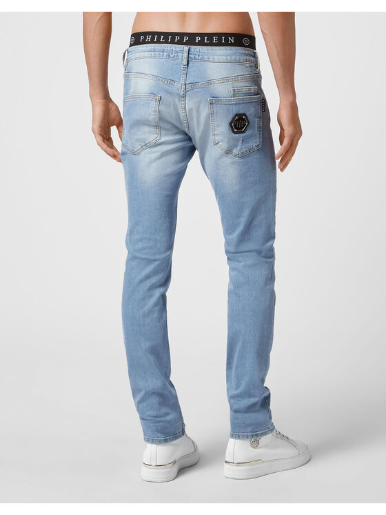 PHILIPP PLEIN PHILIPP PLEIN Jeans 7469 Azzurro chiaro Straight Leg