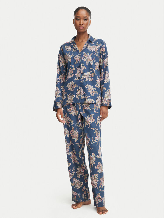 LAUREN RALPH LAUREN LAUREN RALPH LAUREN Pižama ILN92529 Tamsiai mėlyna Regular Fit