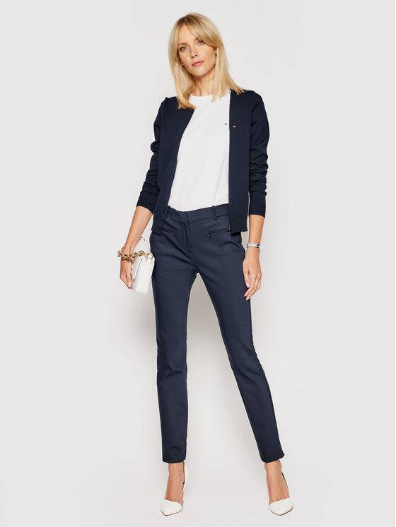 Tommy Hilfiger Tommy Hilfiger Marškinėliai WW0WW22043 Balta Regular Fit