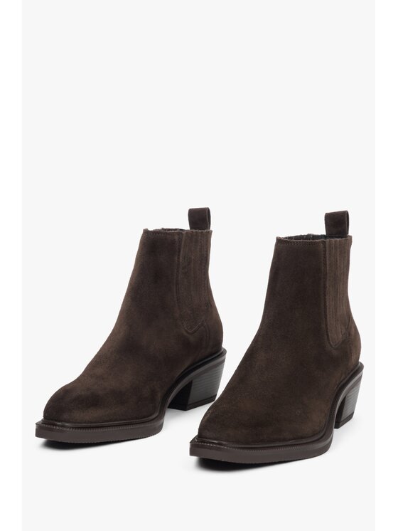 Estro Estro Stivali texani ER00118040 Marrone