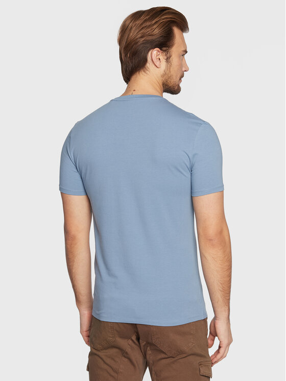 T-shirt M2YI32 J1311 Blu Slim Fit