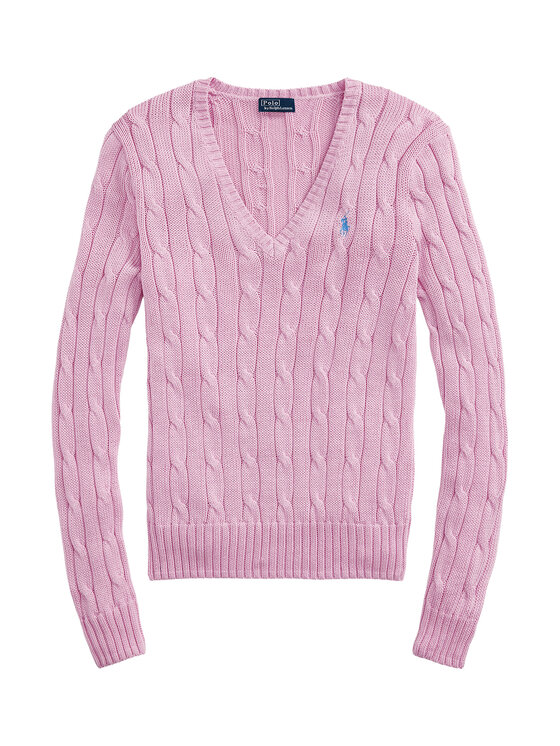 Polo Ralph Lauren Polo Ralph Lauren Пуловер 211971870006 Розов Slim Fit