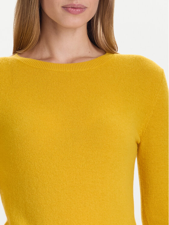 United Colors Of Benetton United Colors Of Benetton Pulover 1002D1K01 Rumena Regular Fit