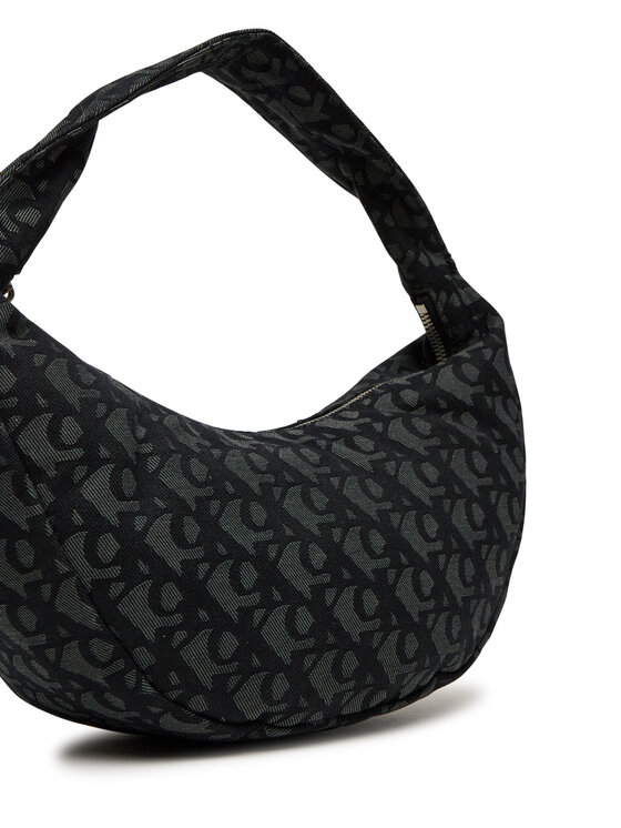 Calvin Klein Calvin Klein Torebka Ckj Monogram Pinched Medium Shou LV04F3206G Czarny