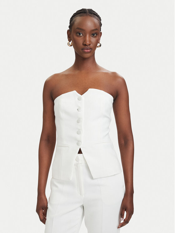 Morgan Morgan Top 261-CPANA.F Bianco Regular Fit