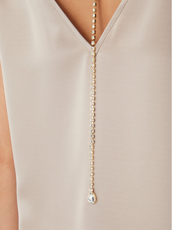 Rinascimento Rinascimento Bluza CFC0020252002 Svetlo bež Regular Fit