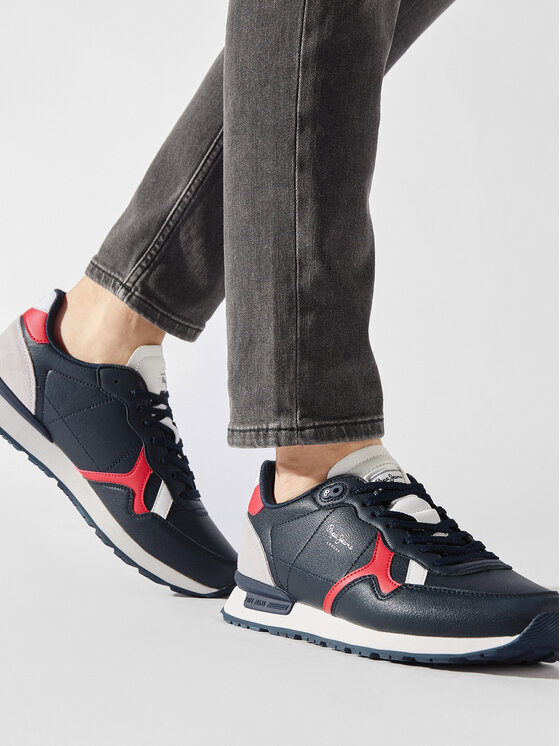 Pepe Jeans Pepe Jeans Sneakersy PMS30982 Tmavomodrá