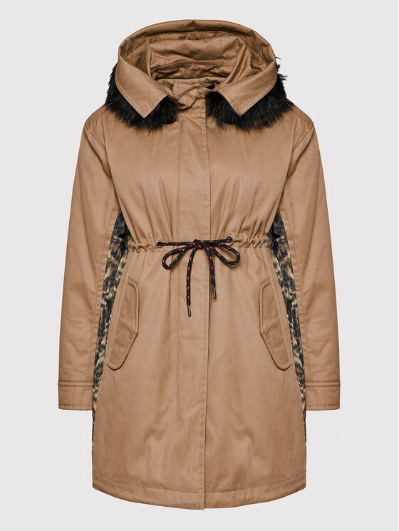 PINKO Pinko Parka Byway 1G16B1 Y75Q Barna Regular Fit