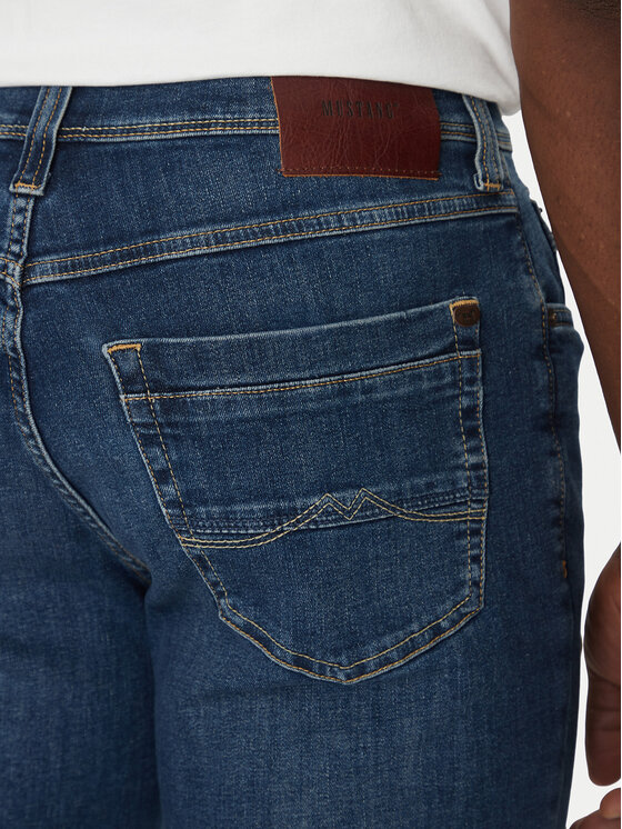 Mustang Mustang Jeans hlače Washington 1013976 Mornarsko modra Regular Fit