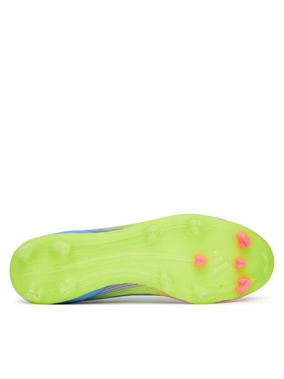 adidas adidas Buty do piłki nożnej F50 League Mid Firm/Multi-Ground JI0436 Granatowy