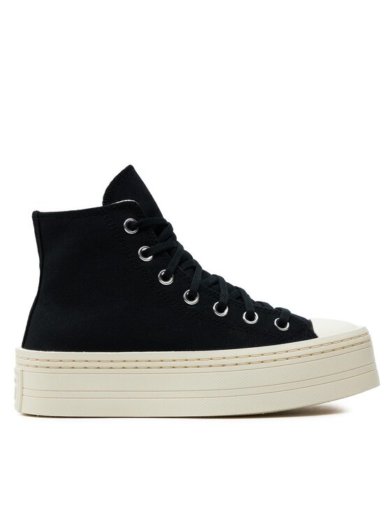 Converse Scarpe da ginnastica Chuck Taylor All Star Modern Lift Platform Canvas A06141C Nero Modivo