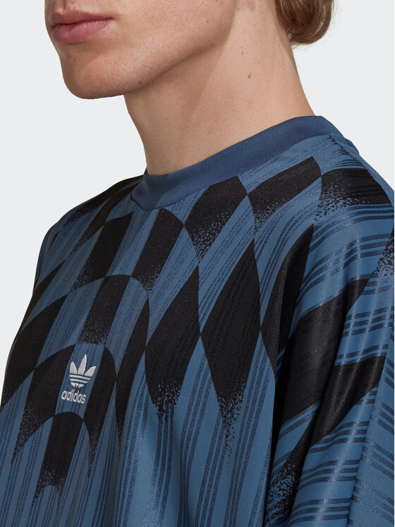 adidas adidas Longsleeve Rekive Graphic HK7331 Albastru Loose Fit
