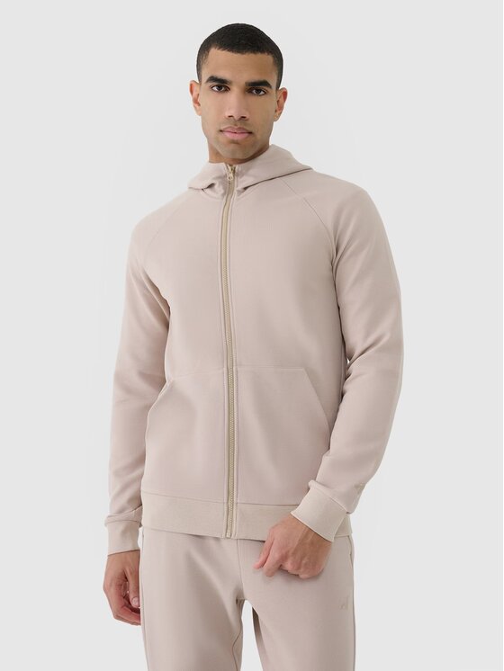 4F 4F Mikina 4FRSS25TSWSM2148-83S Hnedá Regular Fit