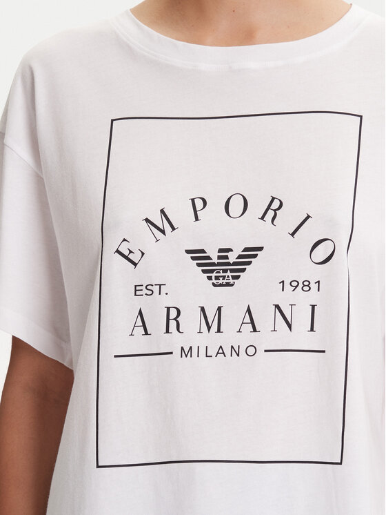 Emporio Armani Underwear Emporio Armani Underwear T-krekls EW000553 AF10887 U0002 Balts Loose Fit