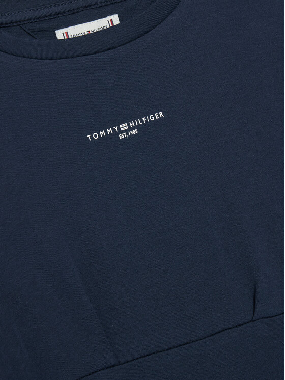 Tommy Hilfiger Tommy Hilfiger Každodenní šaty KG0KG08350 S Tmavomodrá Regular Fit