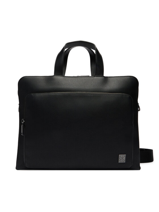 Calvin Klein Calvin Klein Geantă pentru laptop Emblem Hw Commuter LV04D3290G Negru