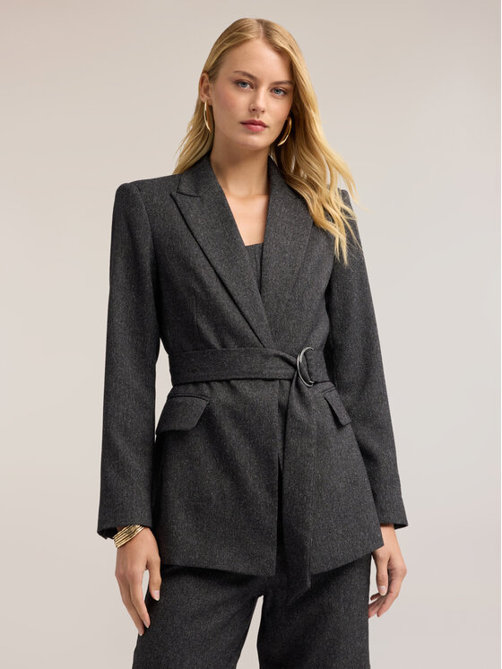 Motivi Motivi Marynarka Q127Q001168N0V3 Szary Regular Fit