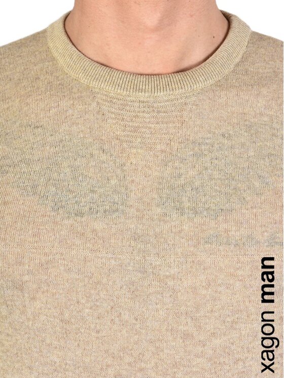Xagon Xagon T-shirt P21081J11202 Beige Regular Fit
