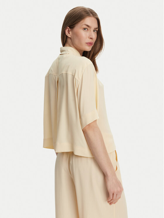 Marella Marella Ing Ouvert 2513111154 Sárga Regular Fit