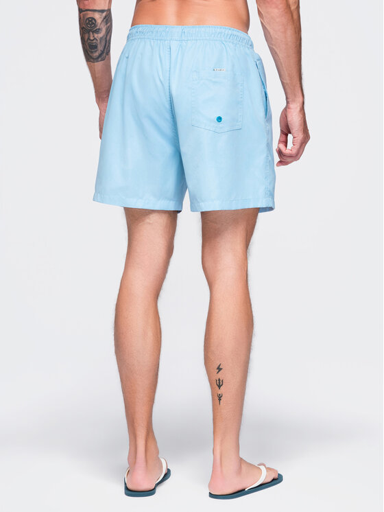 Ombre Ombre Szorty kąpielowe OM-SRSS-0216 Niebieski jasny Regular Fit