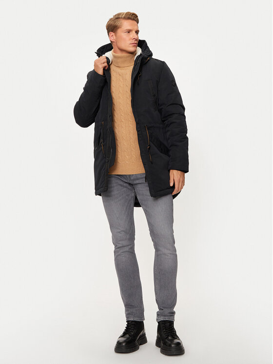 INDICODE INDICODE Hanorac Callen 15-730 Negru Regular Fit