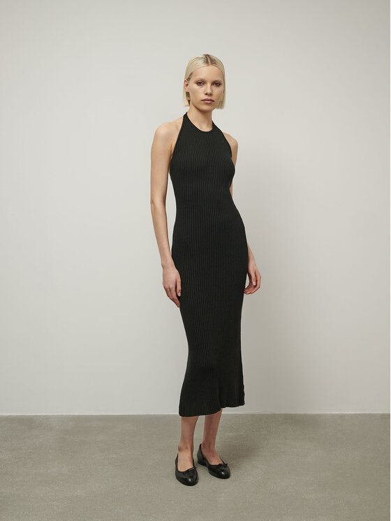 La Mania La Mania Vestito da giorno SUNKISSED Nero Classic Fit