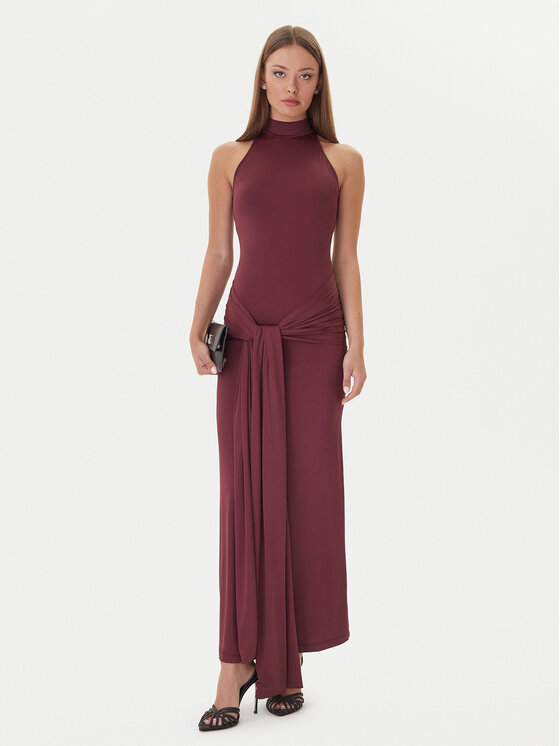 Bardot Bardot Večerní šaty Isadora 60102DB Bordó Regular Fit