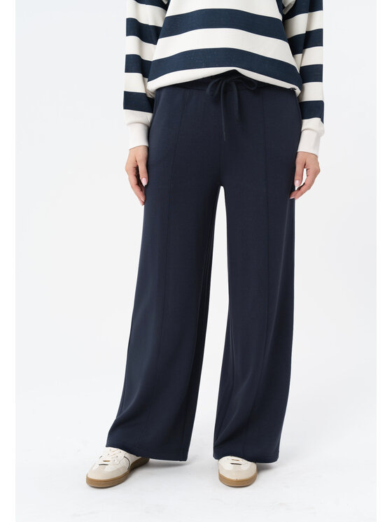 Volcano Volcano Spodnie dresowe N-ERLA Granatowy Comfort Fit
