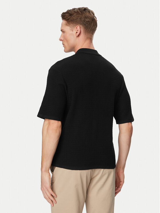 Jack & Jones Jack & Jones Риза Montauk 12293584 Черен Relaxed Fit