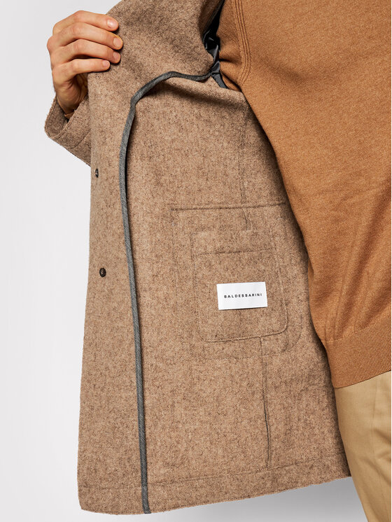 Baldessarini Baldessarini Wollmantel Clark-2 18686/000/8898 Beige Regular Fit