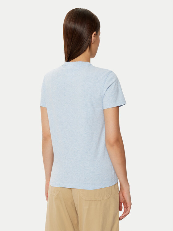 Tommy Jeans Tommy Jeans T-Shirt DW0DW20153 Błękitny Regular Fit