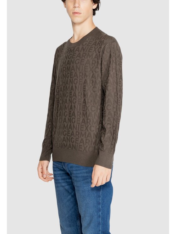 Armani Exchange Armani Exchange Sweter 6DZM1R ZM4DZ Zielony Regular Fit