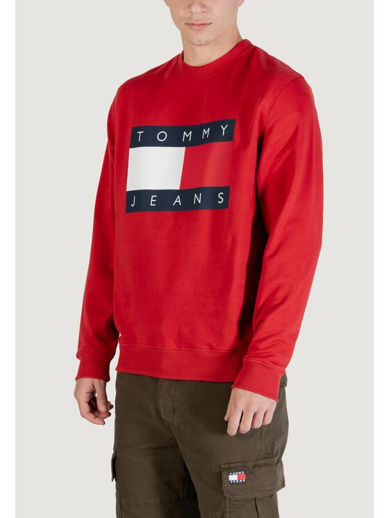 Tommy Jeans Tommy Jeans Μπλούζα DM0DM22643 Κόκκινο Casual Fit