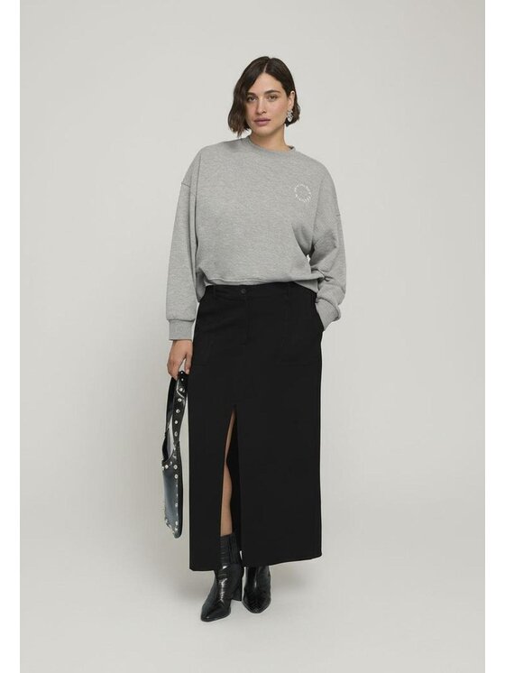 Fiorella Rubino Fiorella Rubino Felpa G812L008781N013 Grigio Regular Fit