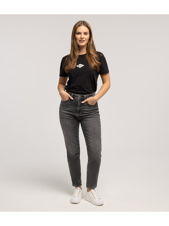 Lee Cooper Lee Cooper Jeansy MATEA 9840 Szary Mom Fit