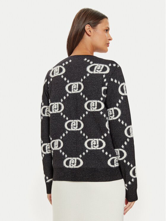 Liu Jo Sport Liu Jo Sport Sweater TF4230 MA94O Fekete Regular Fit